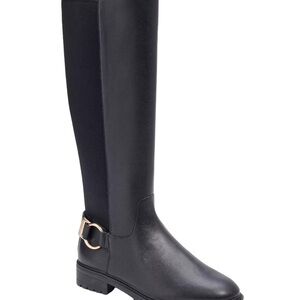Coach Women’s Boots Black Leather Fitz Tall Riding Boots C5767 Size 5
